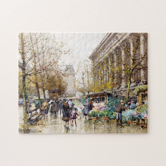 Puzzle Marché aux fleurs à la Madeleine, Paris (Horizontal)