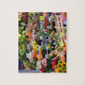Puzzle Marché aux fleurs - Rues d'Allemagne - 8x10 - 110  (Vertical)