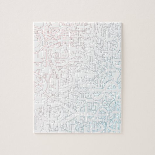 Puzzle Marché boursier de change comme concept (Vertical)