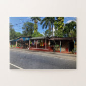 Puzzle Marché d'artisanat tropical routier (Horizontal)