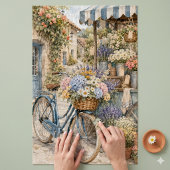 Puzzle Marché de fleurs Bloomcore avec bicyclette