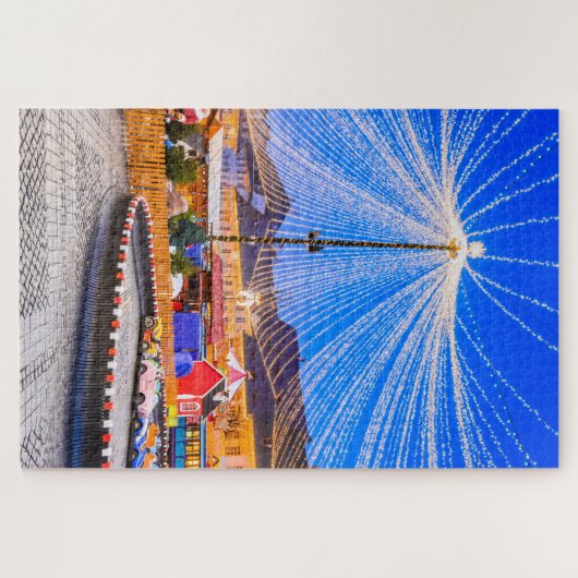 Puzzle marché de Noël Sibiu (Horizontal)