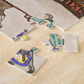 Puzzle Marché de Noël Strasbourg France d'inspiration rét (Côté)