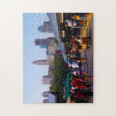 Puzzle Marché de ville et horizon du centre de Kansas (Vertical)