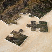 Puzzle Marche des éléphants au coucher du soleil (Côté)