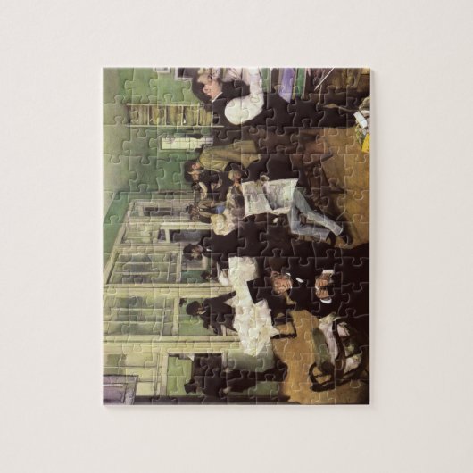 Puzzle Marché du coton à la Nouvelle-Orléans par Edgar De (Vertical)