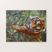 Puzzle Marche du tigre dans la jungle (Horizontal)