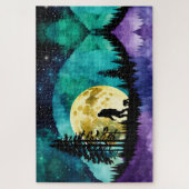 Puzzle Marche Sasquatch avec animal Bear petit (Vertical)