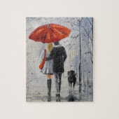 Puzzle Marche sous la pluie (Vertical)