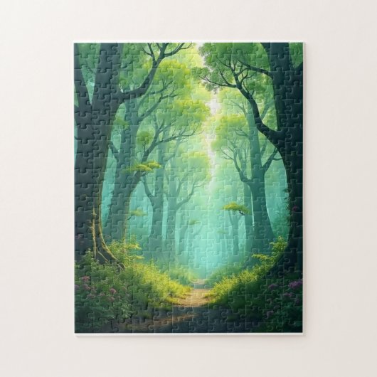 Puzzle Marcher dans la forêt émeraude (Vertical)
