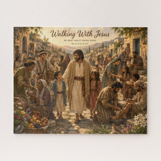 Puzzle Marchez avec Jésus (Horizontal)