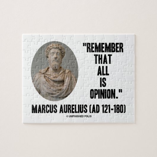 Puzzle Marcus Aurelius se rappellent que tout est (Horizontal)