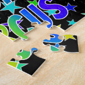 Puzzle "MARCUS" Prénom, amusant "HEUREUX ANNIVERSAIRE" (Côté)