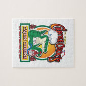 Puzzle Mardi gras Cajun Crocodile (Horizontal)