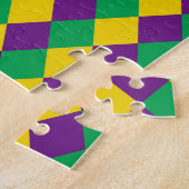 Puzzle Mardi Gras Diamonds : Motif festif dynamique (Côté)