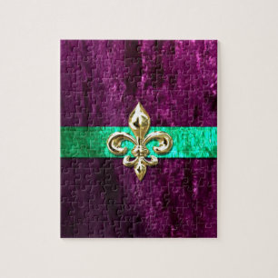 Puzzle Mardi Gras Fleur De Lis New Orleans