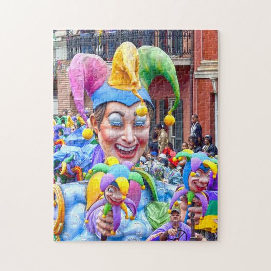 Puzzle Mardi Gras La Nouvelle-Orléans. (Vertical)
