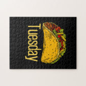 Puzzle Mardi Taco Mexicain Tacos Foodie Mexique (Horizontal)