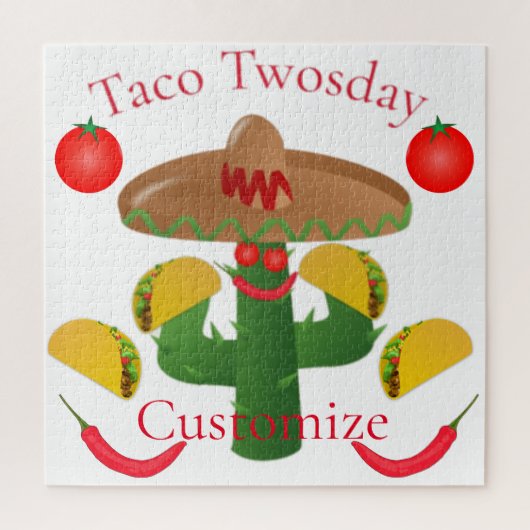 Puzzle Mardi Taco Saguaro Cactus Thunder_Cove (Vertical)