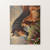 Puzzle Mare de Baie avec une peinture Fleur sauvage de Fo (Vertical)