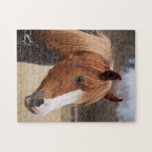 Puzzle Mare de châtaigne arabe (Horizontal)