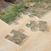 Puzzle Mare miniature et poulain marchant au bord du lac (Côté)