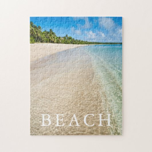 Puzzle Marée océanique sur une plage tropicale (Vertical)