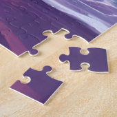 Puzzle Marée violette | Vagues océaniques au coucher du s (Côté)