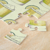 Puzzle Margarita Cocktail d'été Mixte Boisson Lime Vert (Côté)