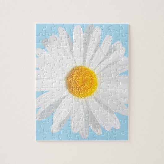 Puzzle marguerite blanche (Vertical)