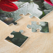 Puzzle marguerite rose chaud rouge / marguerites fleurs (Côté)