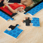 Puzzle Mari 12 Photo Collage Comique Livre amusant Bleu (Côté)