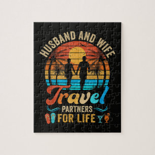 Puzzle Mari et Femme Partenaires de Voyage pour la Vie Pl