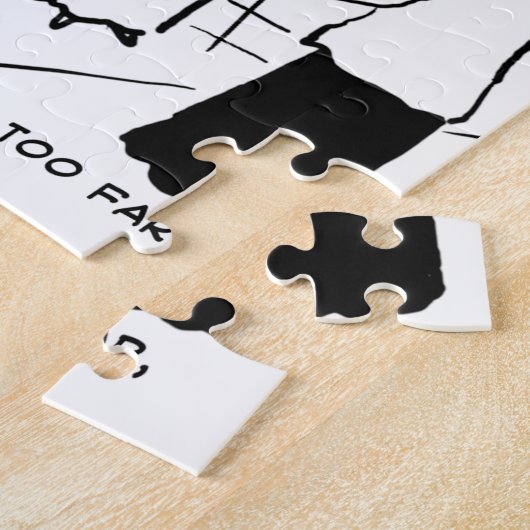 Puzzle Mariage - Bridegroom Practical Joke Cartoon (Côté)