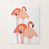 Puzzle Mariage de plage de Flamants roses roses (Vertical)