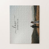 Puzzle Mariage de script mariage de la mémoire photo Love (Vertical)