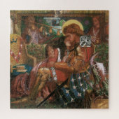 Puzzle Mariage de St George, Princesse Sabra par Rossetti (Horizontal)