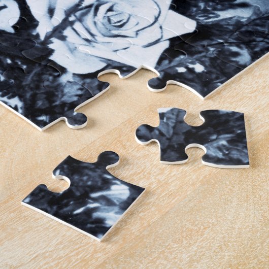 Puzzle Mariage d'époque photo d'une joyeuse mariée (Côté)