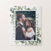 Puzzle Mariage du feuillage vert d'Eucalyptus (Vertical)