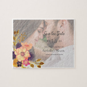 Puzzle Mariage Enregistrer La Date Invitation
