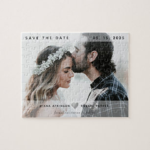 Puzzle Mariage Enregistrer La Date Invitation