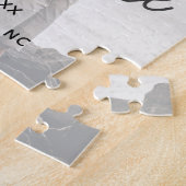 Puzzle Mariage Enregistrer la date Jolie Calligraphie Bot (Côté)