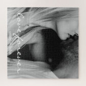 Puzzle Mariage Forever Names Date Photo (Horizontal)