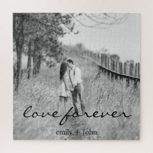 Puzzle Mariage Forever Names Date Photo