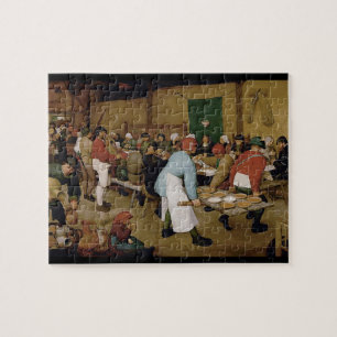 Puzzle Mariage paysan par Peiter Breugel l'Ancien 1567