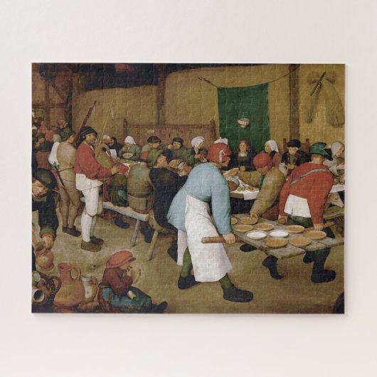 Puzzle Mariage paysan par Pieter Bruegel l'Ancien (Horizontal)