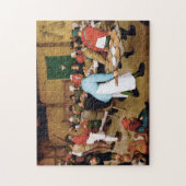 Puzzle Mariage paysan, Pieter Bruegel (Vertical)