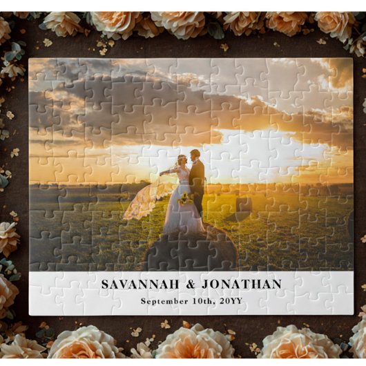 Puzzle Mariage photo horizontal
