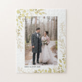 Puzzle Mariage photo personnalisé (Vertical)