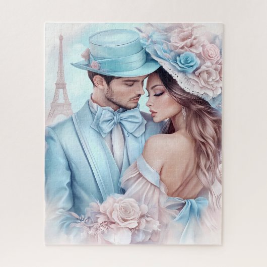 Puzzle Mariage romantique parisien (Vertical)